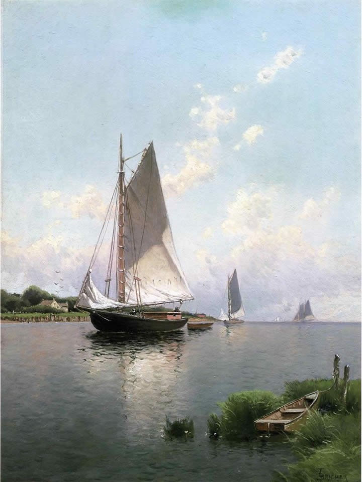Alfred Thompson Bricher Blue Point_ Long Island